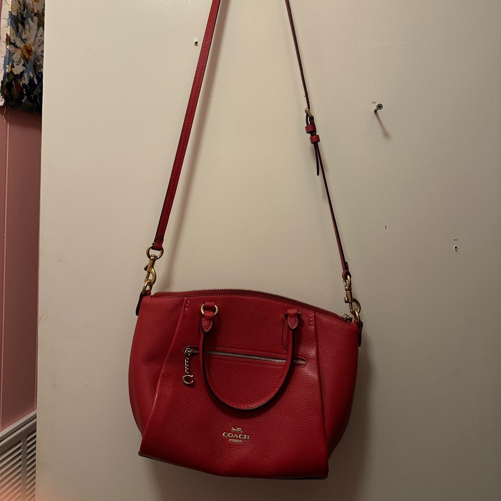 Coach Cherry Red Crossbody Bag